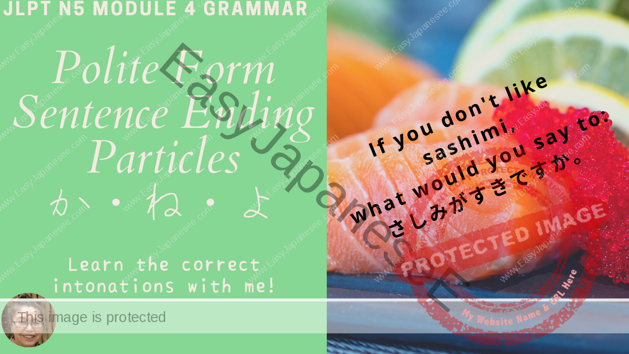 Sentence Ending Particles, か, ね and よ